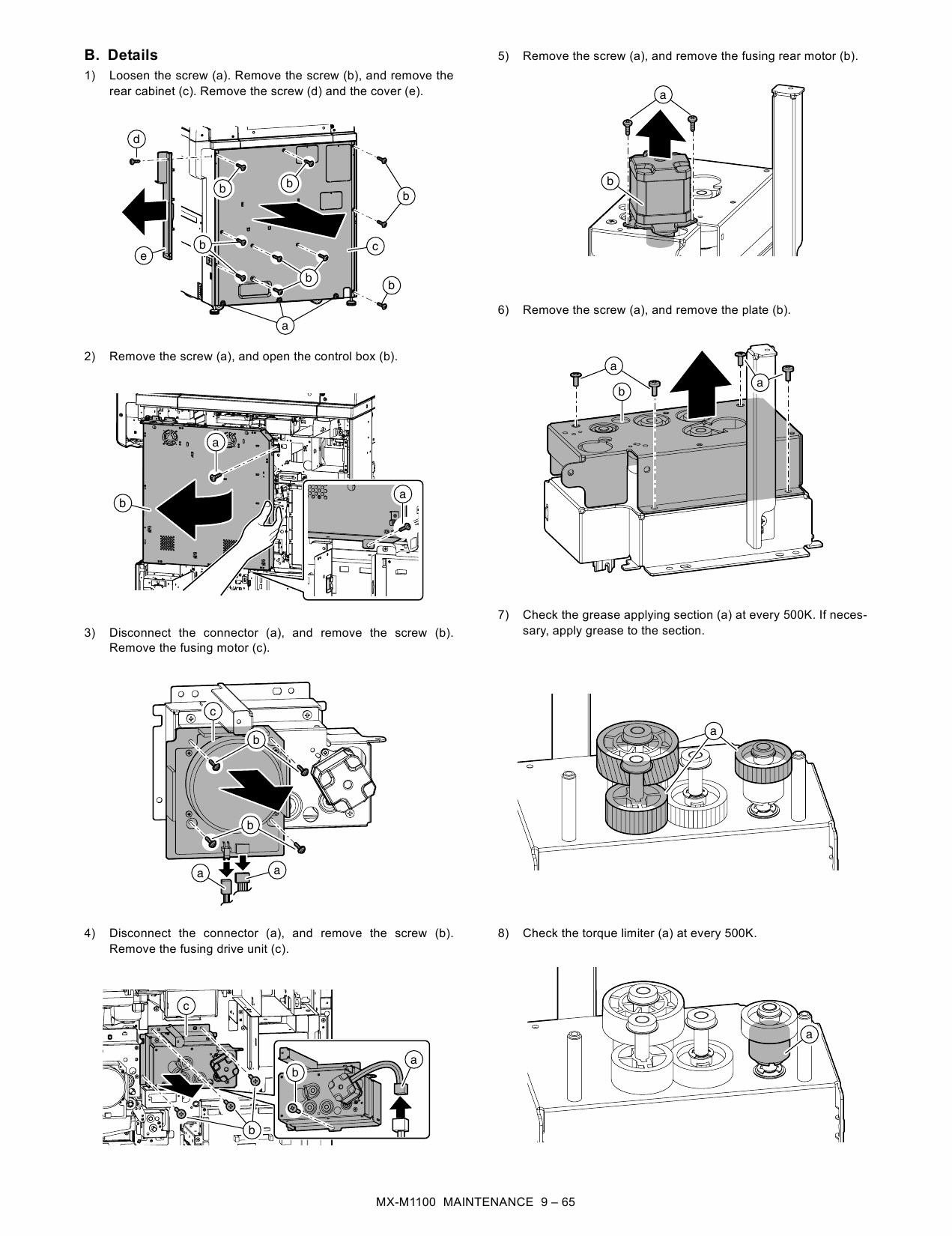 SHARP MX M850 M950 M1100 Service Manual-4